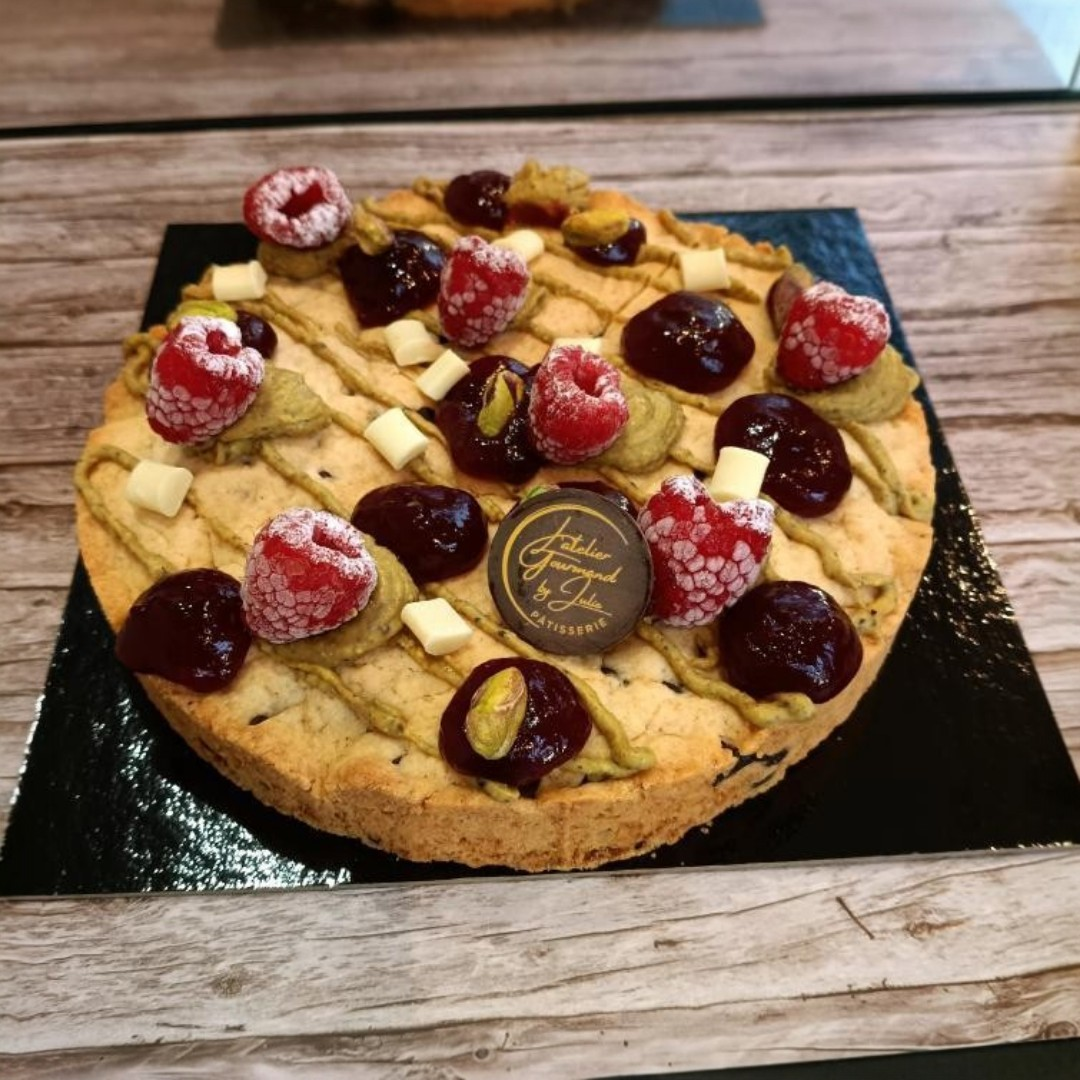 Maxi cookie framboise - pistache