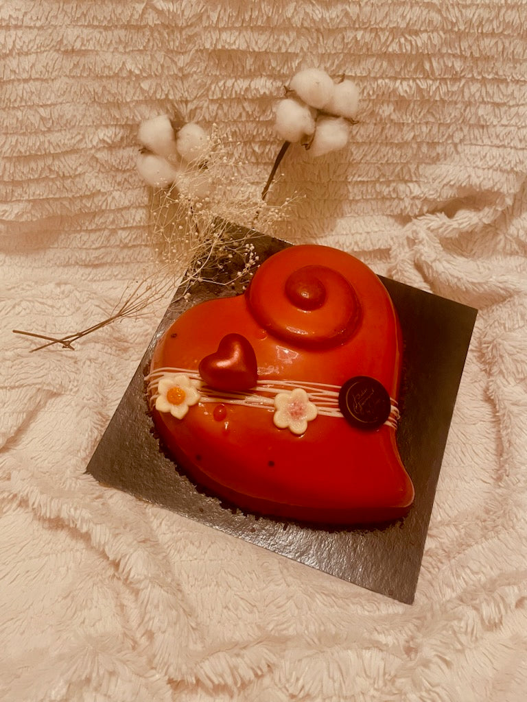 Entremets chocolat - framboise