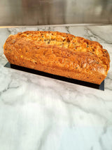 Cake salé champignons-comté-noisettes