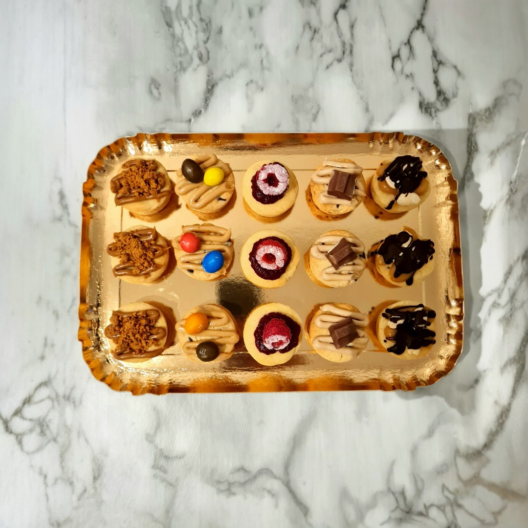 Plateau de mini cookies